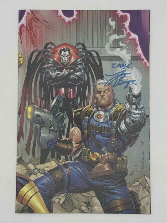[Signed by Lawerence Bayne] Cable: Love & Chrome #1 Unknown Comics Tyler Kirkham Connecting Cover Exclusive Virgin Var [IN STOCK]