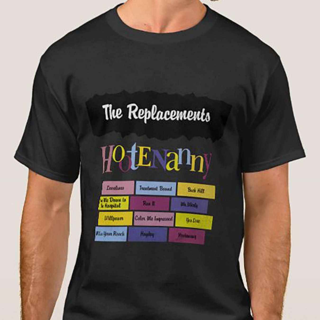 Vintage Rock Band The Replacements Logo T-Shirt for Men & Unisex – Soft Cotton Short-Sleeve Tee - Premium T-shirt from Lizard Vigilante - Just $26.99! Shop now at Lizard Vigilante