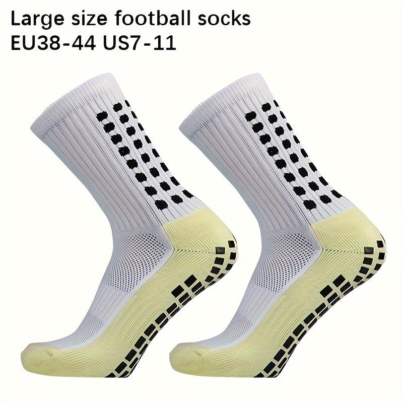 1 Pair Of Unisex Anti Odor & Sweat Absorption Crew Socks, Comfy & Breathable, Elastic Cushioned Non-slip Sport Socks For Outdoor Activities