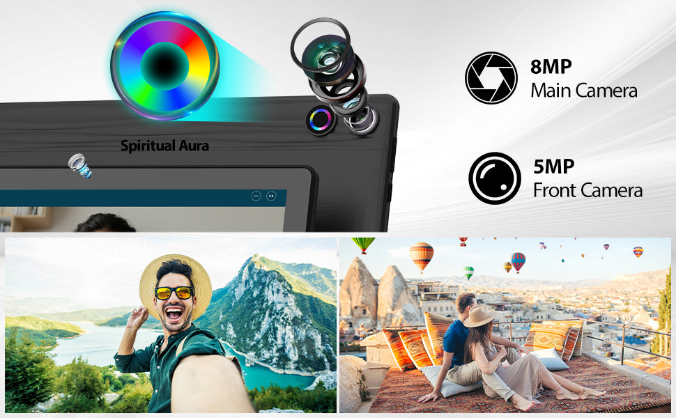 A7L 10.1 Inch Android14 Tablet 14GB RAM 64GB ROM Octa-Core Processor HD IPS WiFi Protective Case Pen Keyboard Mouse Headphone PC