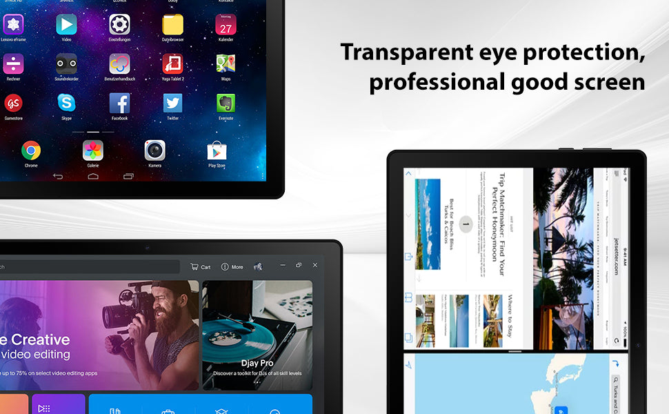 A7L 10.1 Inch Android14 Tablet 14GB RAM 64GB ROM Octa-Core Processor HD IPS WiFi Protective Case Pen Keyboard Mouse Headphone PC