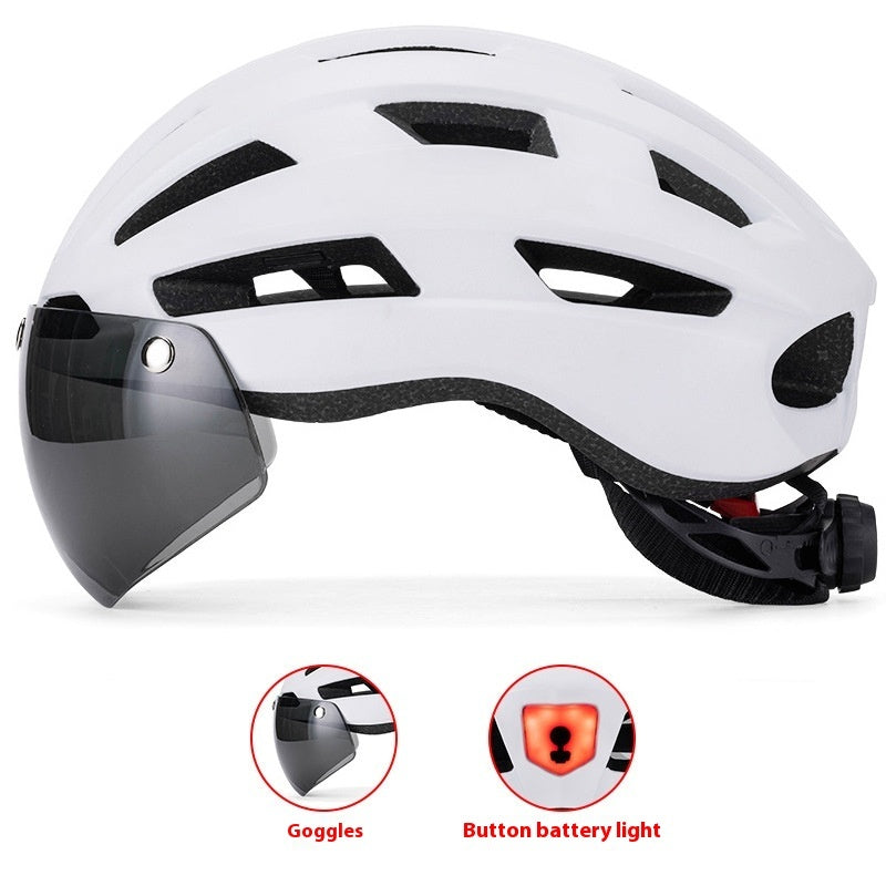 Magnetic Suction Goggles Unisex Mountain Highway Color Changing Cycling Bicycle Helmet