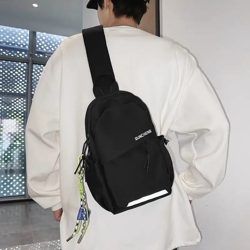 Crossbody Bag Small Shoulder Bag Men's Chest Bag