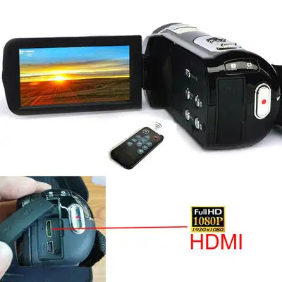 New Digital Camera With 3.0 Inch Rotating Screen HD 1080P V