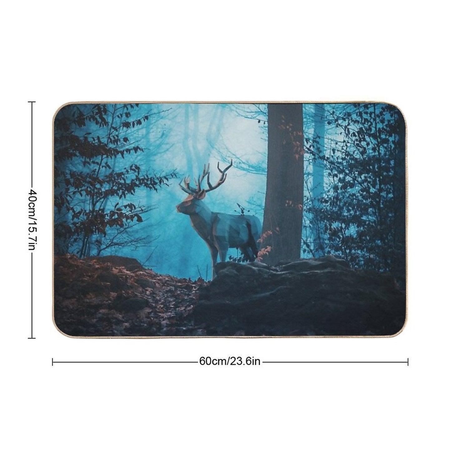 Blue Forest  Multi-Purpose Bath Mat