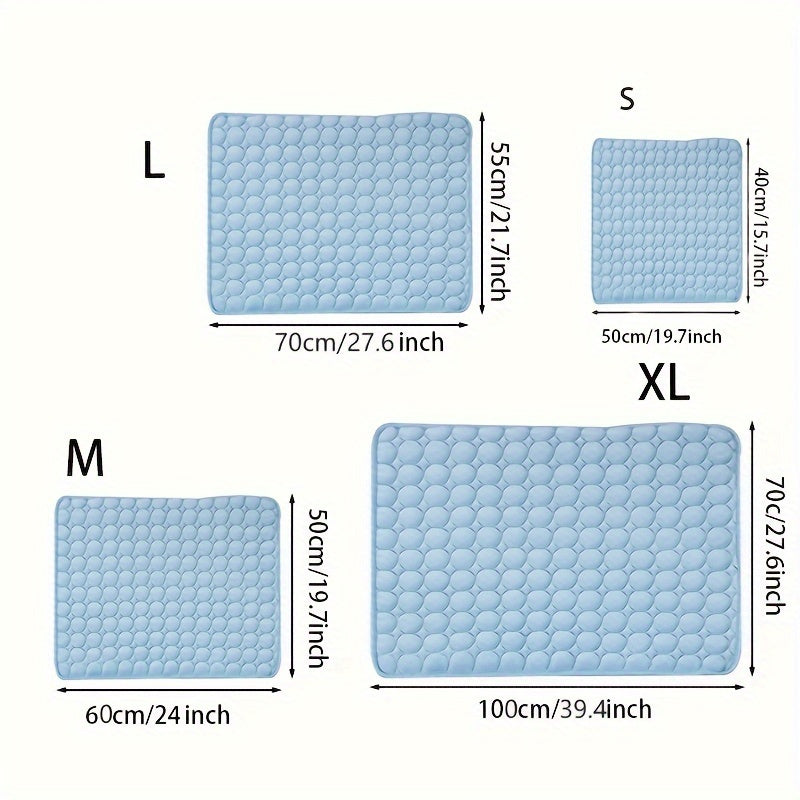 Ultimate Cooling Pet Bed Mat - Self-Cooling, Breathable, Summer Heat Relief, Orthopedic Support, Comfortable Sleeping Blanket for Dogs - Perfect for Hot Weather, Outdoor, and Indoor Use