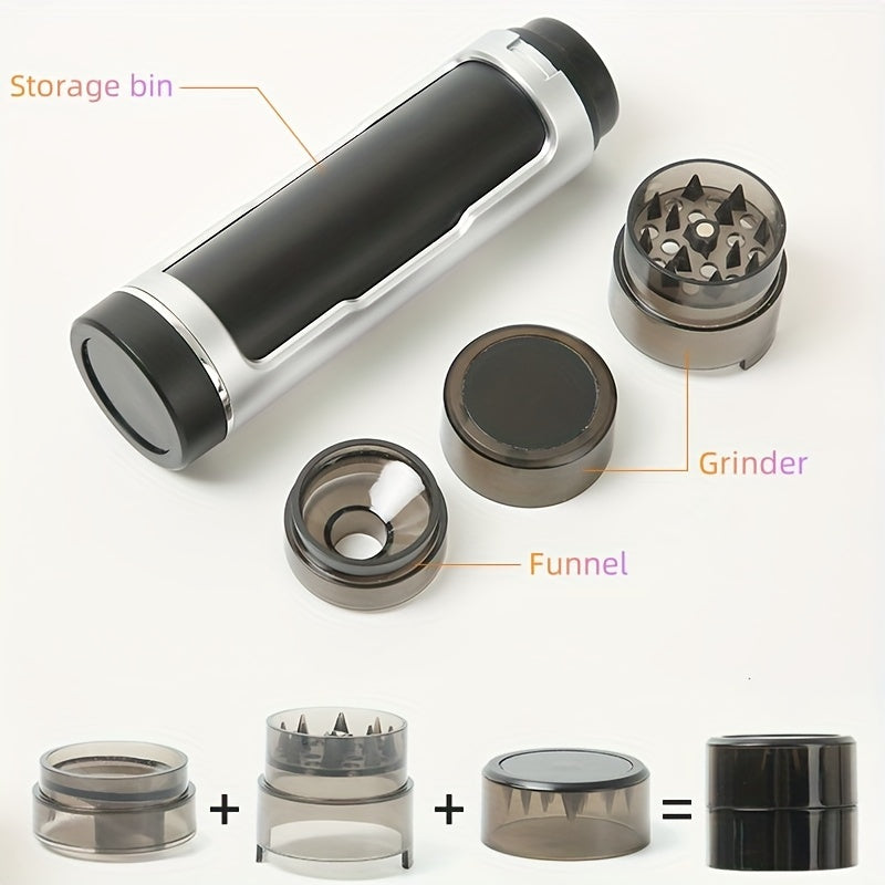 All-in-One Spice Grinder and Storage Canister - Premium grinder from Lizard Vigilante - Just $23.88! Shop now at Lizard Vigilante