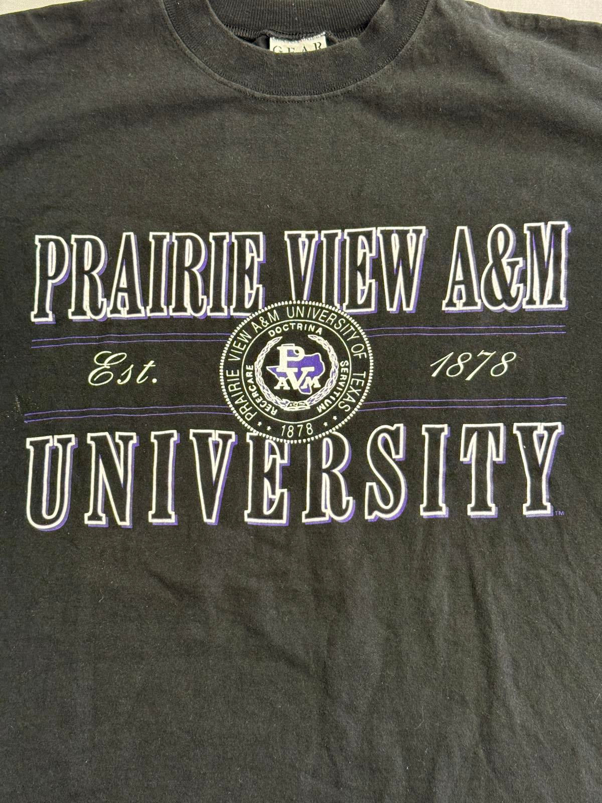 VTG Prairie View A&M University T-shirt HBCU Made in USA L
