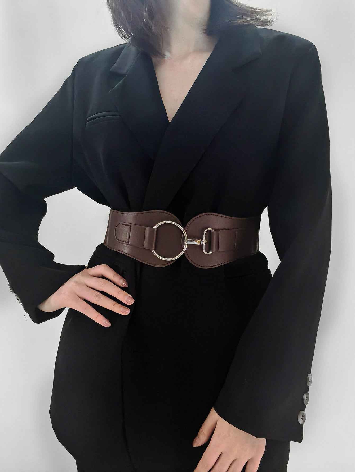 Elastic Wide Belt - Stylish & Durable Accessory