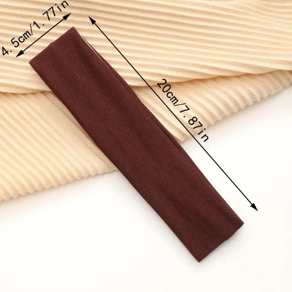 European And American Hot Solid Color Hair Band High Elastic Sports