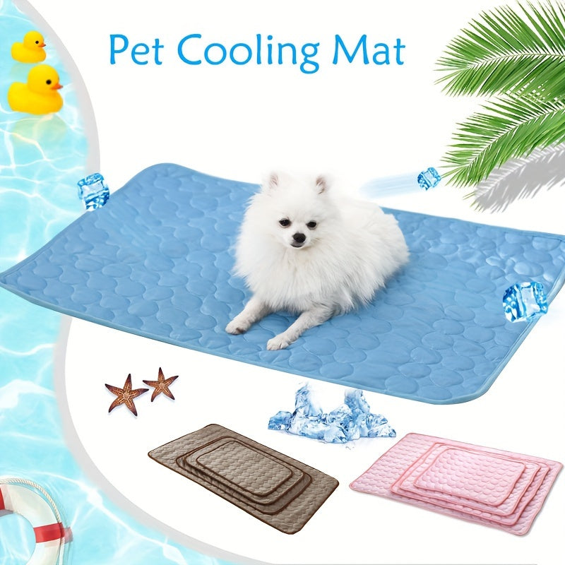 Ultimate Cooling Pet Bed Mat - Self-Cooling, Breathable, Summer Heat Relief, Orthopedic Support, Comfortable Sleeping Blanket for Dogs - Perfect for Hot Weather, Outdoor, and Indoor Use