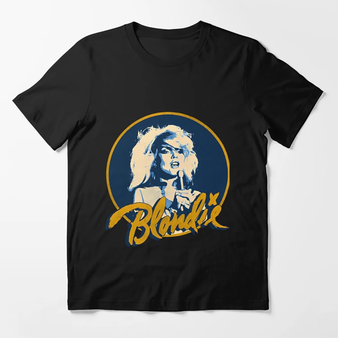 Vintage Blondie Punk Rock T-Shirt – Must-Have 70s Retro Band Tee for Men - Premium T-Shirt from Lizard Vigilante - Just $23.88! Shop now at Lizard Vigilante