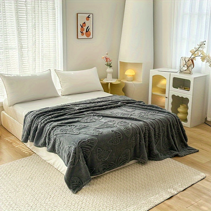1pc Soft and Cozy 3D Butterfly Blanket - Perfect for All Seasons and Occasions