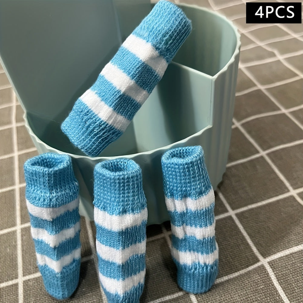 [2 Sets Elbow Support Guards] Pet Dog Elbow Guards, a Set of 2 Front Leg And 2 Hind Leg Protectors, Elbow Support Wraps, Leg Support Wraps, Breathable Elastic Knitted Protective Socks for Pets, 4pcs Pet Leg Socks.