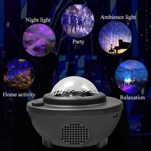 Bluetooth Speaker Galaxy Projector: Colorful Starry Sky