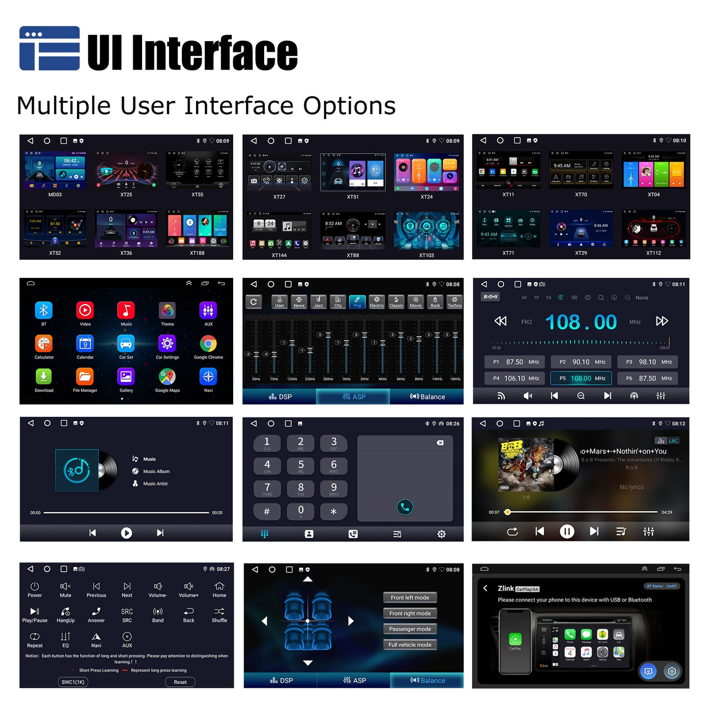 Road Riot 9-Inch Android Car Stereo – Wireless CarPlay Rock-Nav System