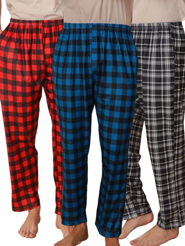 Ice Silk Fabric Single Stripe Pants Style