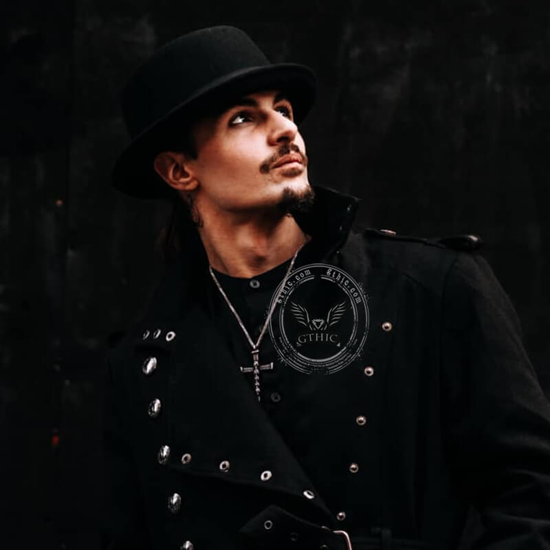 Deathly Skull And Cross Stainless Steel Pendant