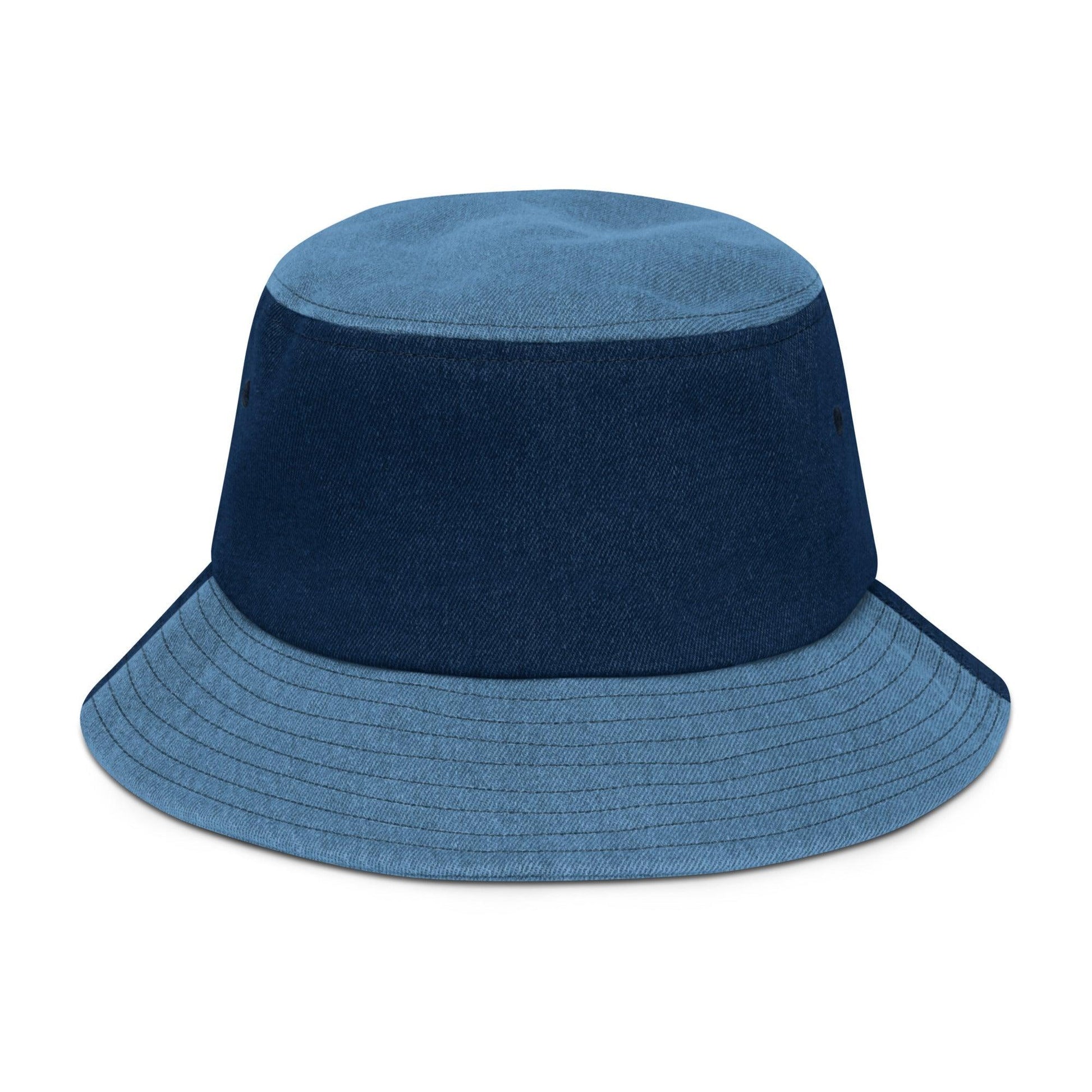 U.S Bill of Rights Flag Denim Bucket Hat / Constitution Cap - Lizard Vigilante