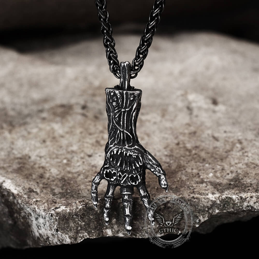 Devil's Hand Stainless Steel Pendant
