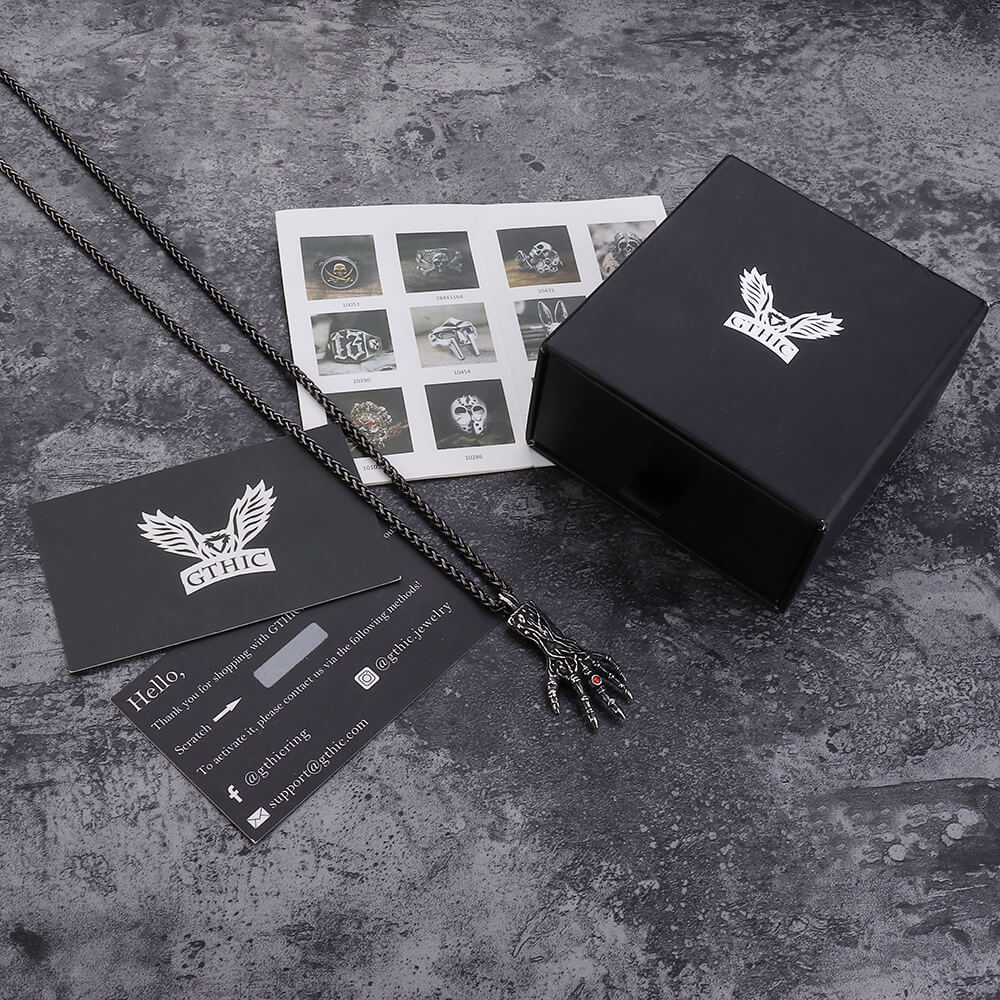 Devil's Hand Stainless Steel Pendant