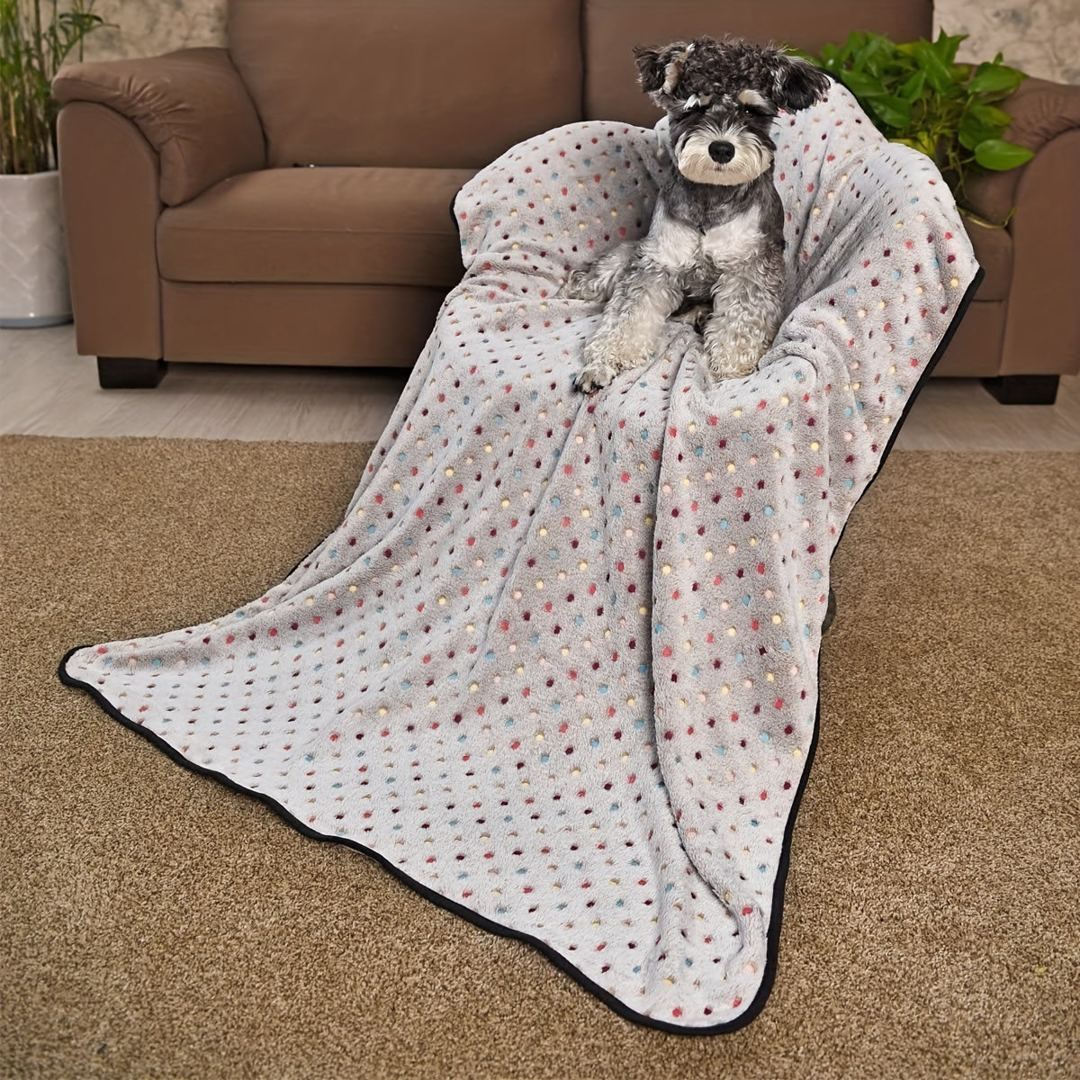 Pet Blanket Coral Velvet Flannel Dog Cat Quilt Dog Bed Mat Dog Blanket
