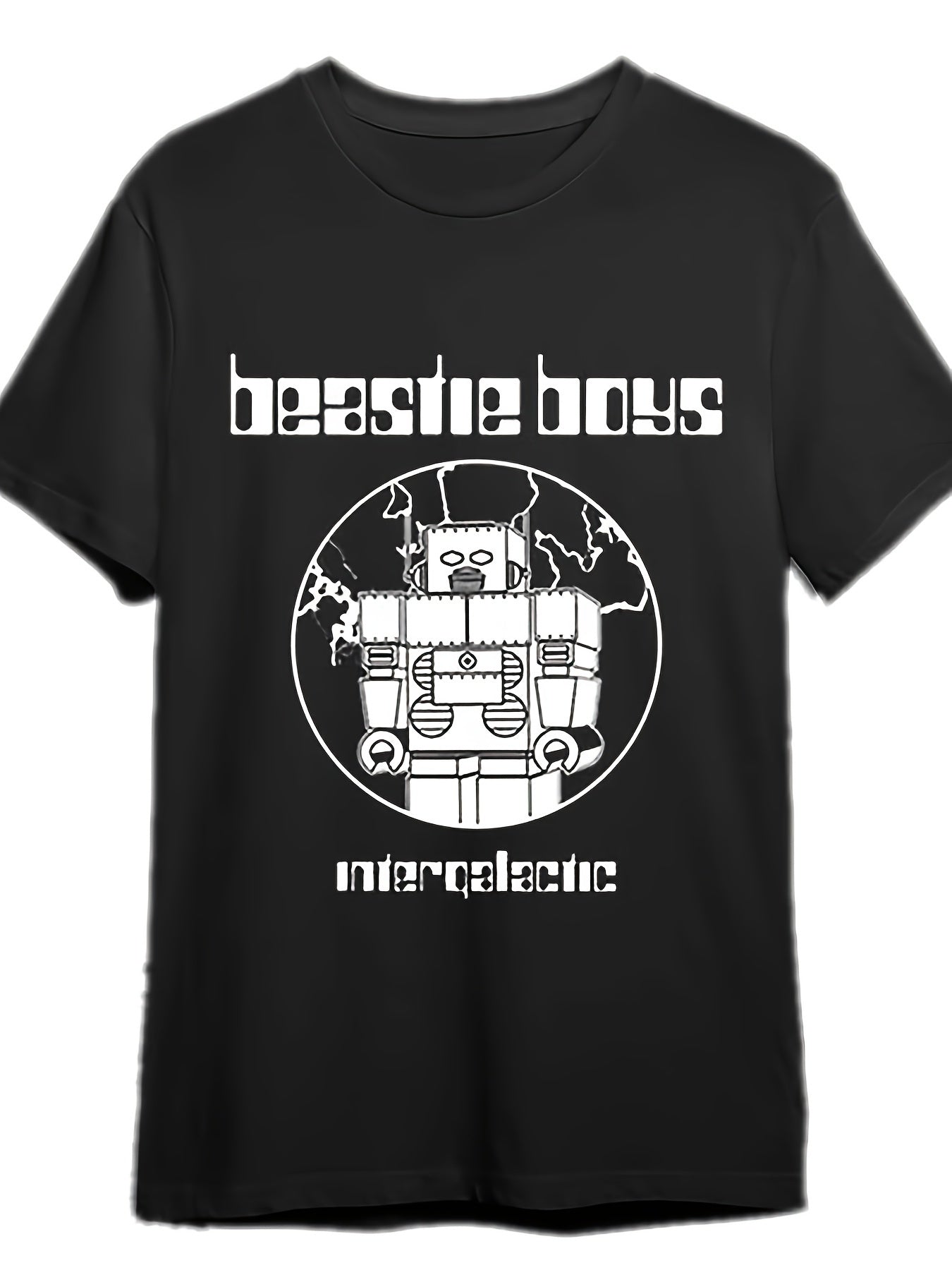 The Beastie Boys "Intergalactic" Men's T-Shirt – Funny Graphic Tee in Black for Fans of Classic Hip-Hop - Premium T-Shirt from Lizard Vigilante - Just $25.99! Shop now at Lizard Vigilante