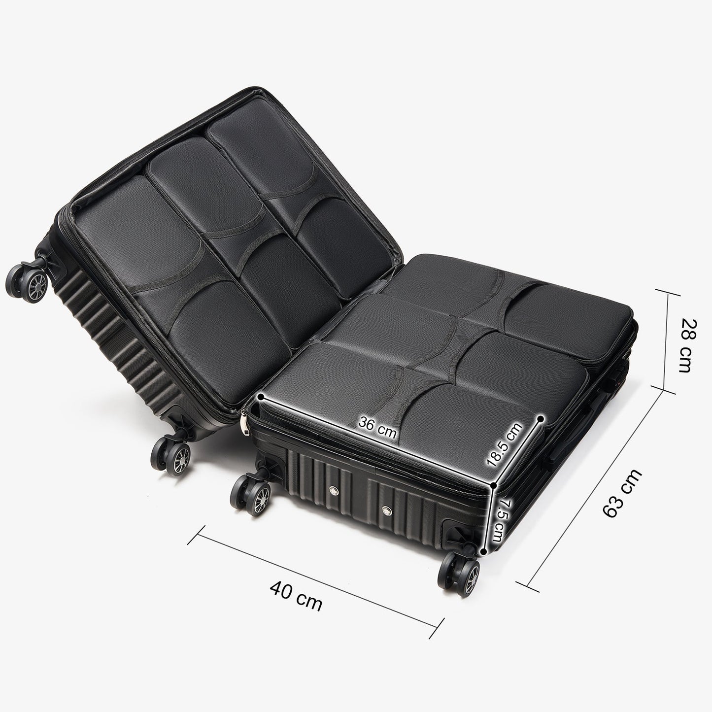 Wine Suitcase for Airplanes 12 Bottle, With Wine Carrier Cases Bags, Black Luggage Carrier with TSA Approved Lock and Removable Inserts to Carry Wine Liquor Alcohol During Travel, Gift For Wine Lovers