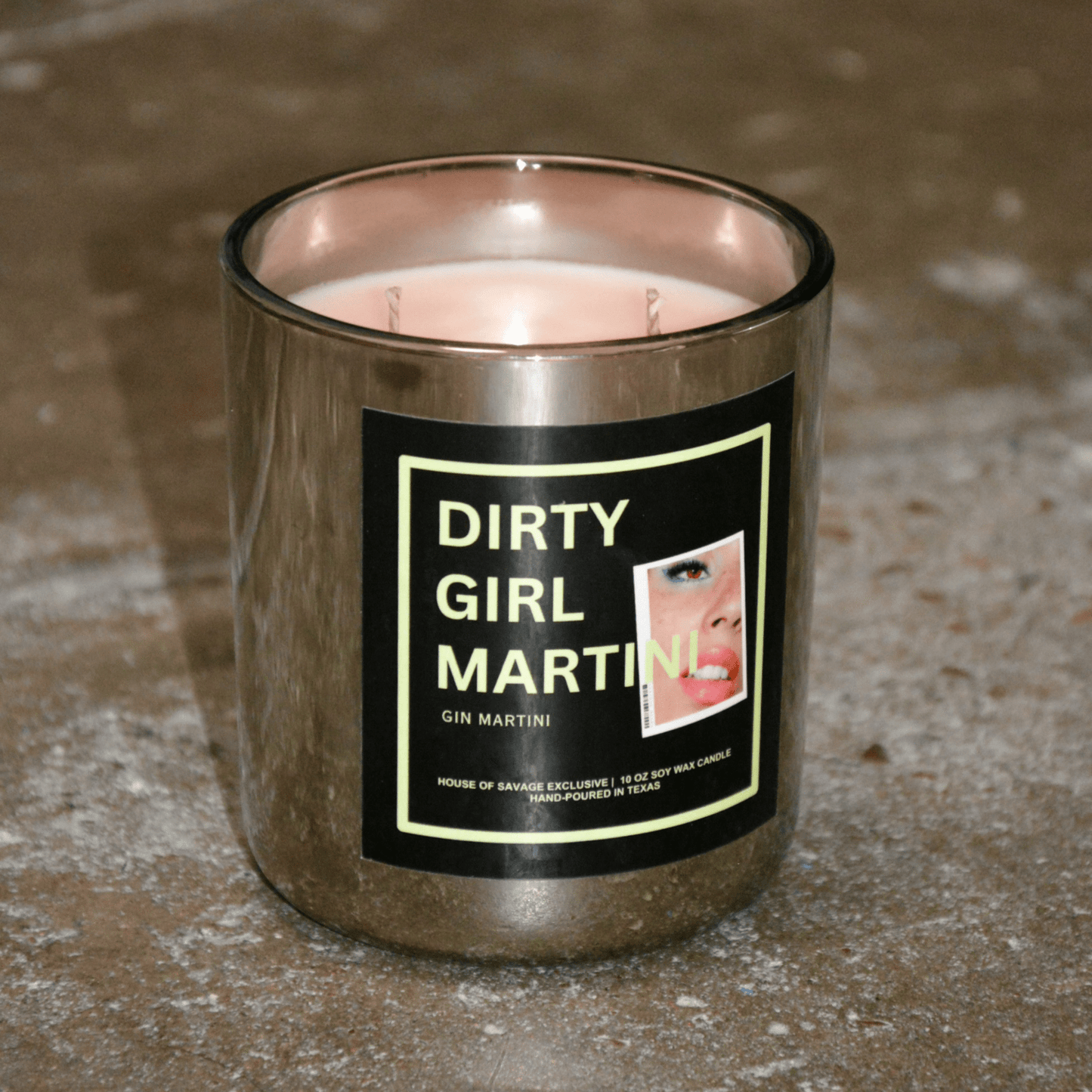 DIRTY GIRL MARTINI CANDLE
