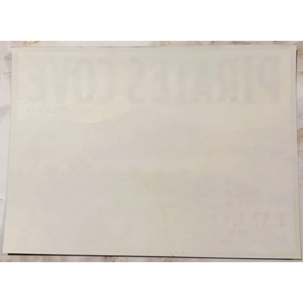 Discover the Vibrant Pirate's Cove Crate Label from 1950s California