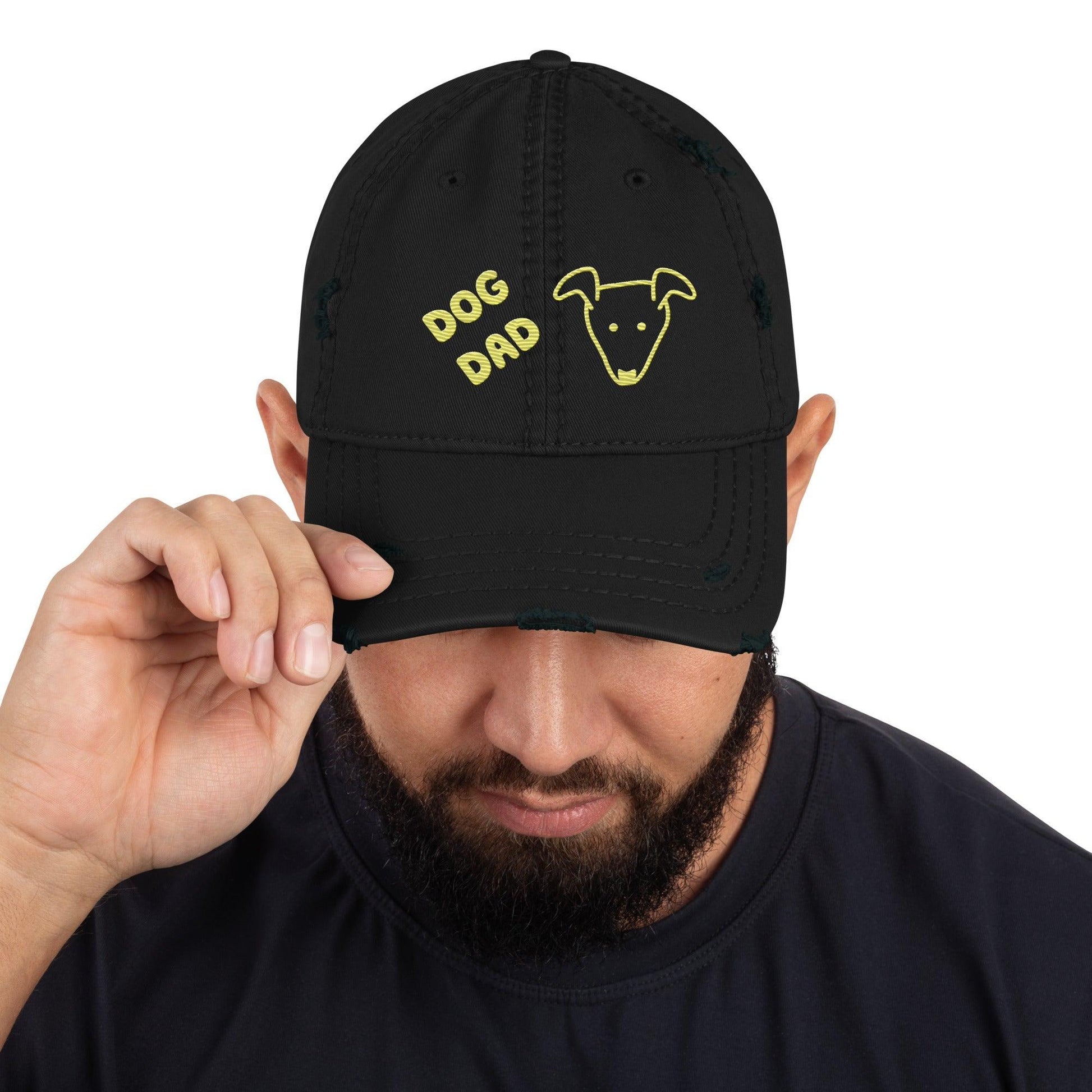 DOG DAD 2 Distressed Dad Hat - Lizard Vigilante