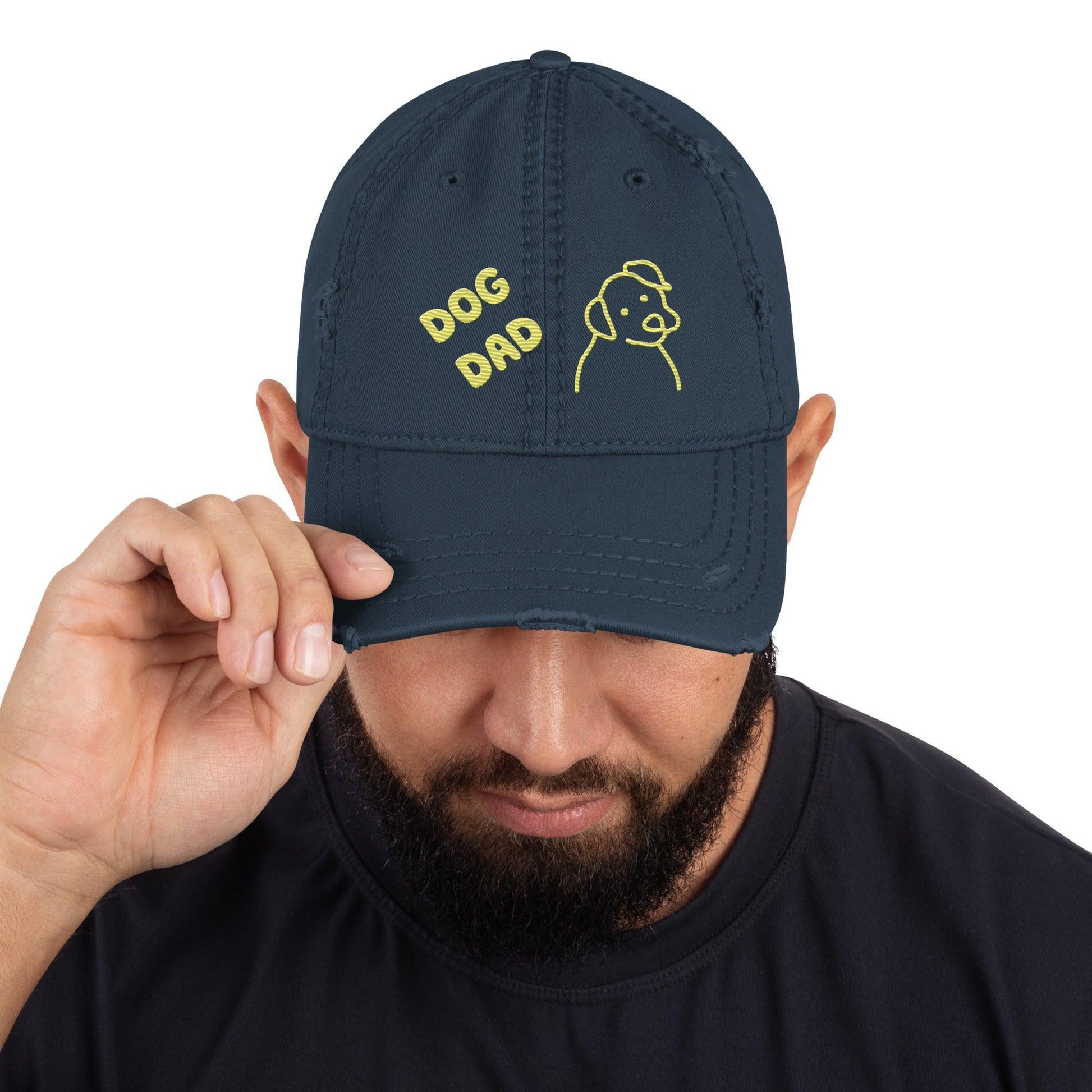 Crooked Dog Dad Distressed Dad Hat - Lizard Vigilante