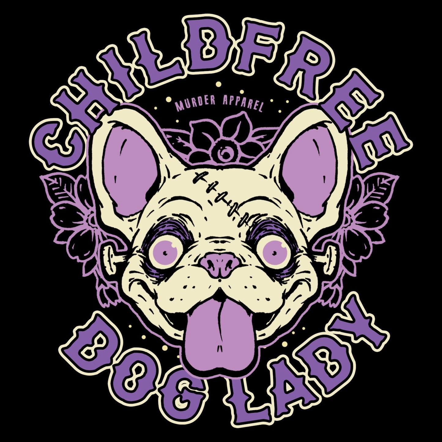 Childfree Dog Lady T-shirt