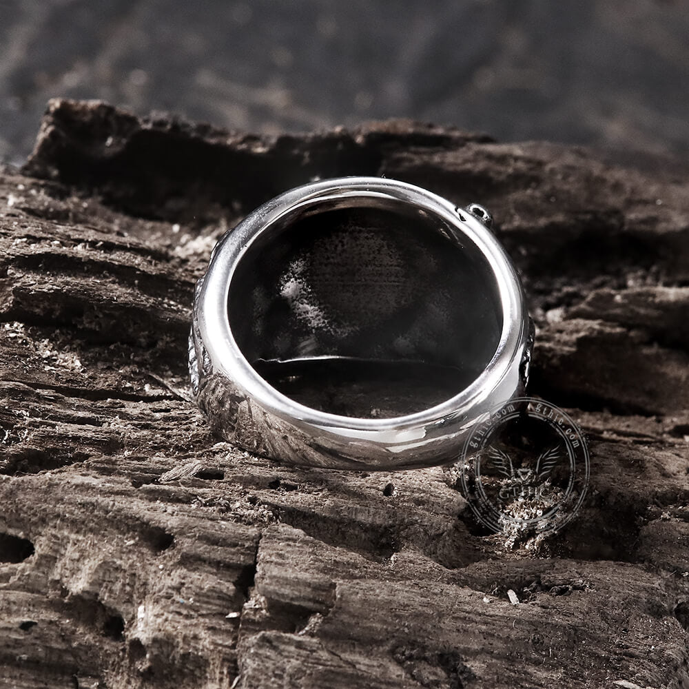 Double-headed Snake Stainless Steel Ring