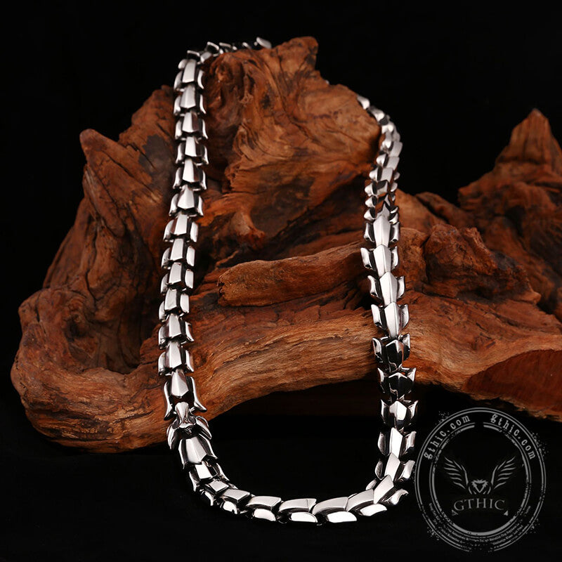 Dragon Bone Stainless Steel Necklace