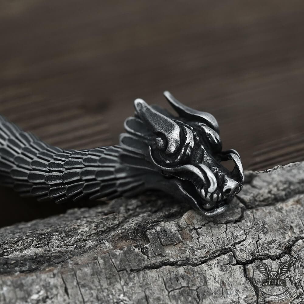Dragon Scale Stainless Steel Bracelet
