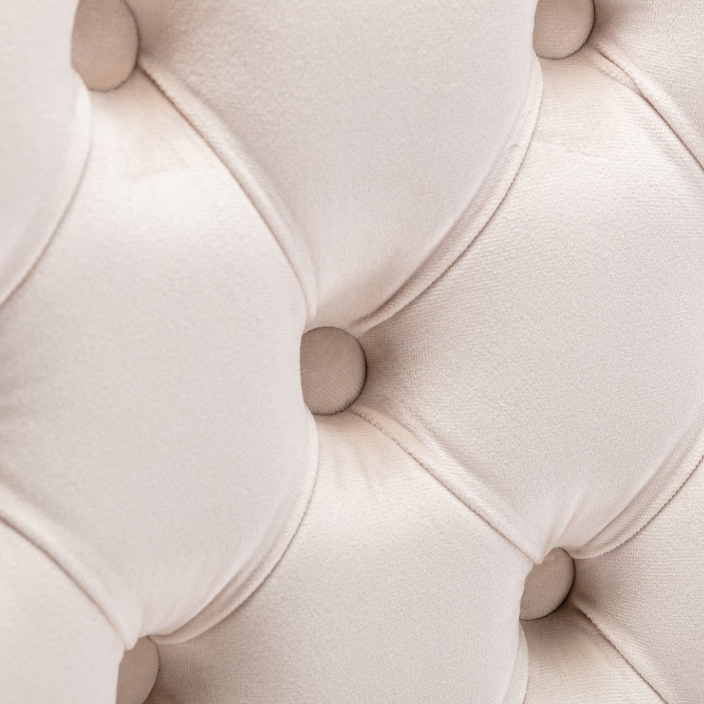 Set of 2 Thick Golden Swivel Velvet Barstools