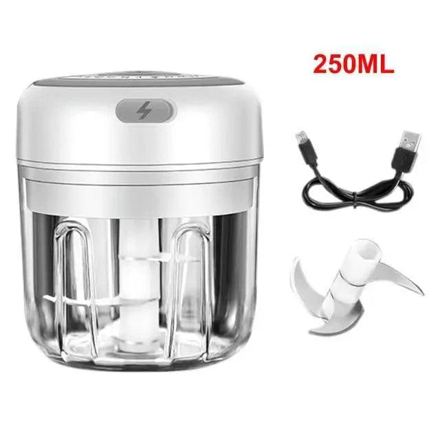 Durable Electric Food Crusher Mini Garlic Press Garlic Crusher Vegetable Chopper For Kitchen Crushed Garlic Crushed Ginger Crushed Chili