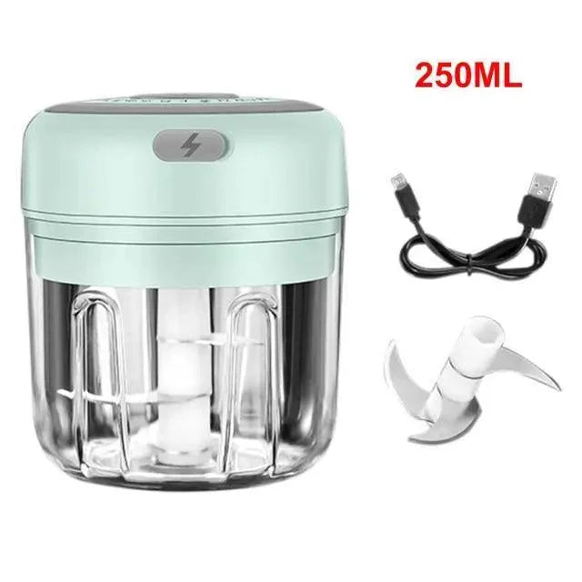 Durable Electric Food Crusher Mini Garlic Press Garlic Crusher Vegetable Chopper For Kitchen Crushed Garlic Crushed Ginger Crushed Chili
