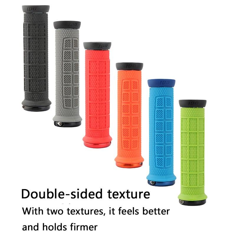 Durable Handlebar Grips Lock Ring Bike Handle Durable Wearable Bicycle Grips Single Lock-On Mountain Bike Grips Bicycle Handlebar Locking Grips Non-Slip Multi Colors Simple Design Handle Grips