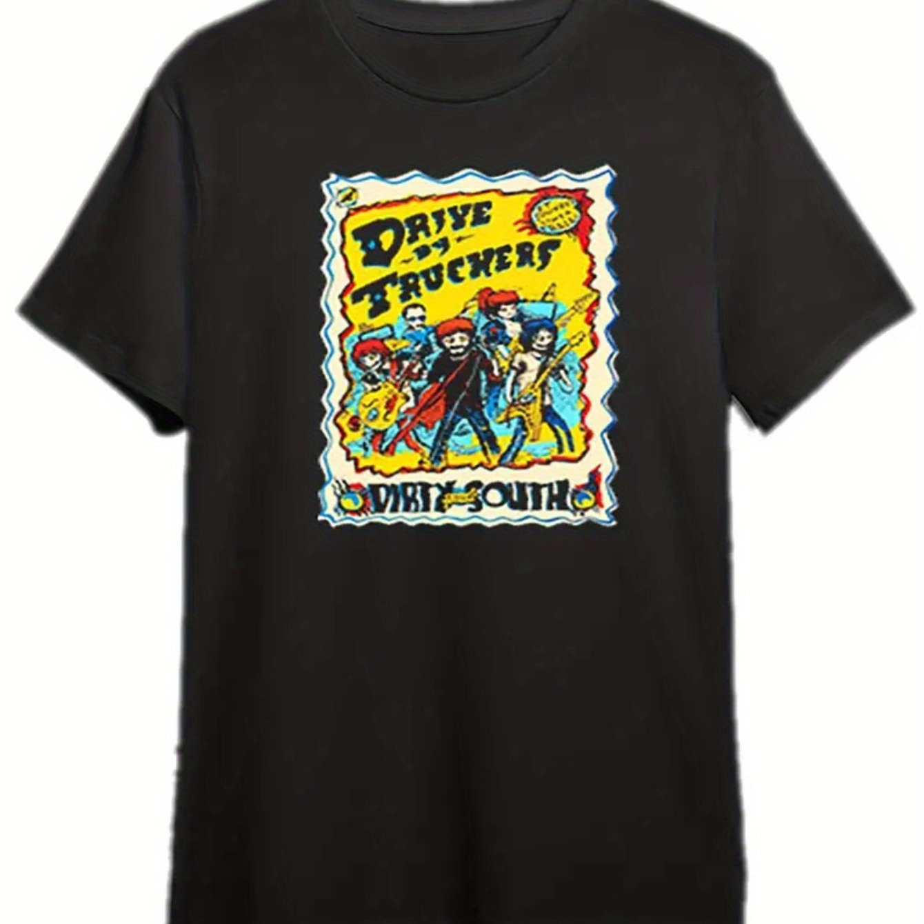 Concert Dbt Drive By Truckers Maspril T-Shirt 21372 funny Men’s Short Sleeve Graphic T-shirt Collection black TP - Premium  from Lizard Vigilante - Just $24.99! Shop now at Lizard Vigilante