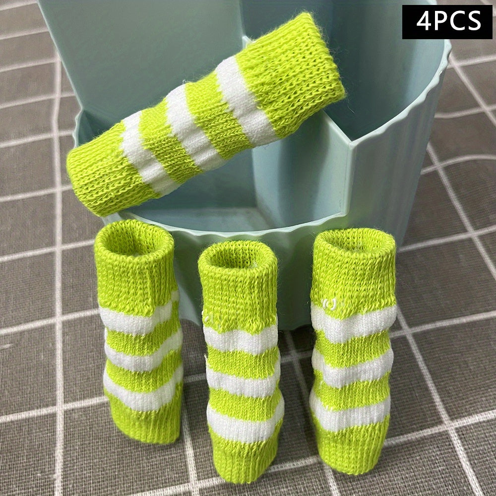 [2 Sets Elbow Support Guards] Pet Dog Elbow Guards, a Set of 2 Front Leg And 2 Hind Leg Protectors, Elbow Support Wraps, Leg Support Wraps, Breathable Elastic Knitted Protective Socks for Pets, 4pcs Pet Leg Socks.