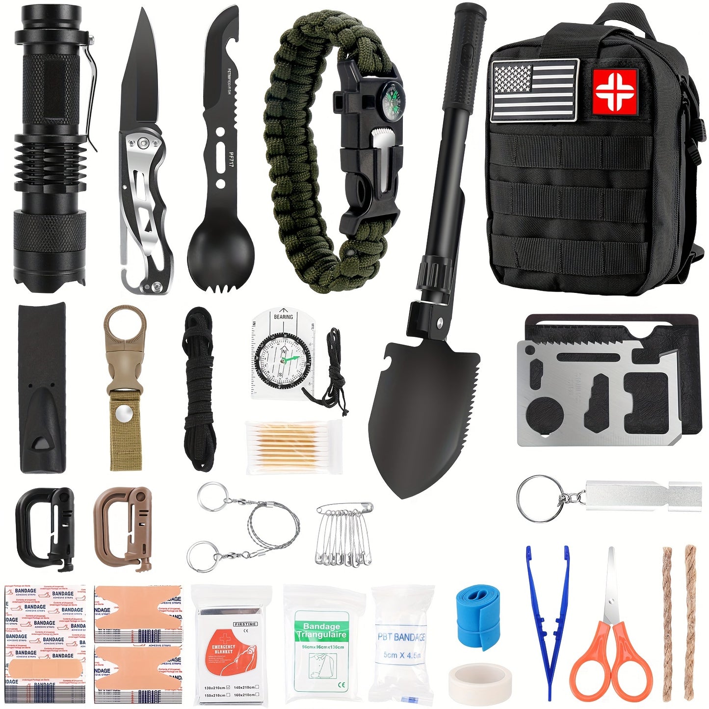 Ultimate 152-in-1 Survival Tool Kit | Emergency Gear for Outdoor Adventures - Premium first aid kit from Lizard Vigilante - Just $88.88! Shop now at Lizard Vigilante