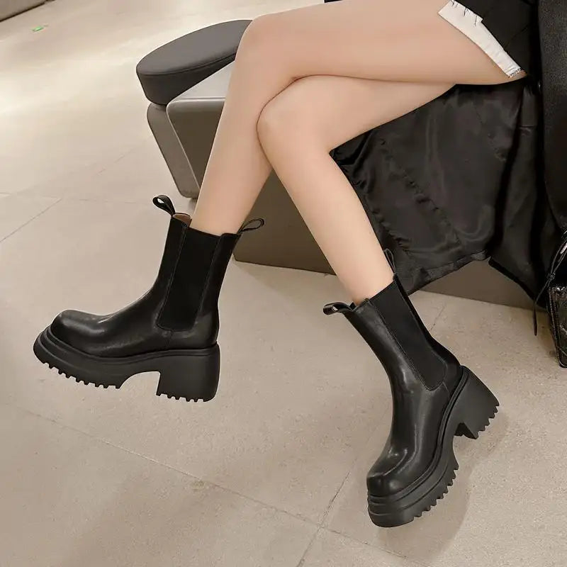High Heel Small Spring And Autumn Female Boots