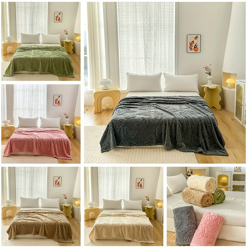 1pc Soft and Cozy 3D Butterfly Blanket - Perfect for All Seasons and Occasions