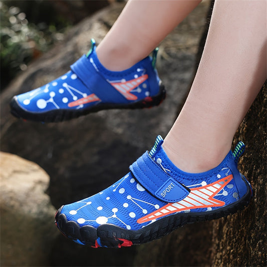 Unisex Kid's Bare Water Socks, Breathable Quick Dry Non Slip For Boy's & Girl's Summer Beach Walking/Pool Swimming/Outdoor Activities