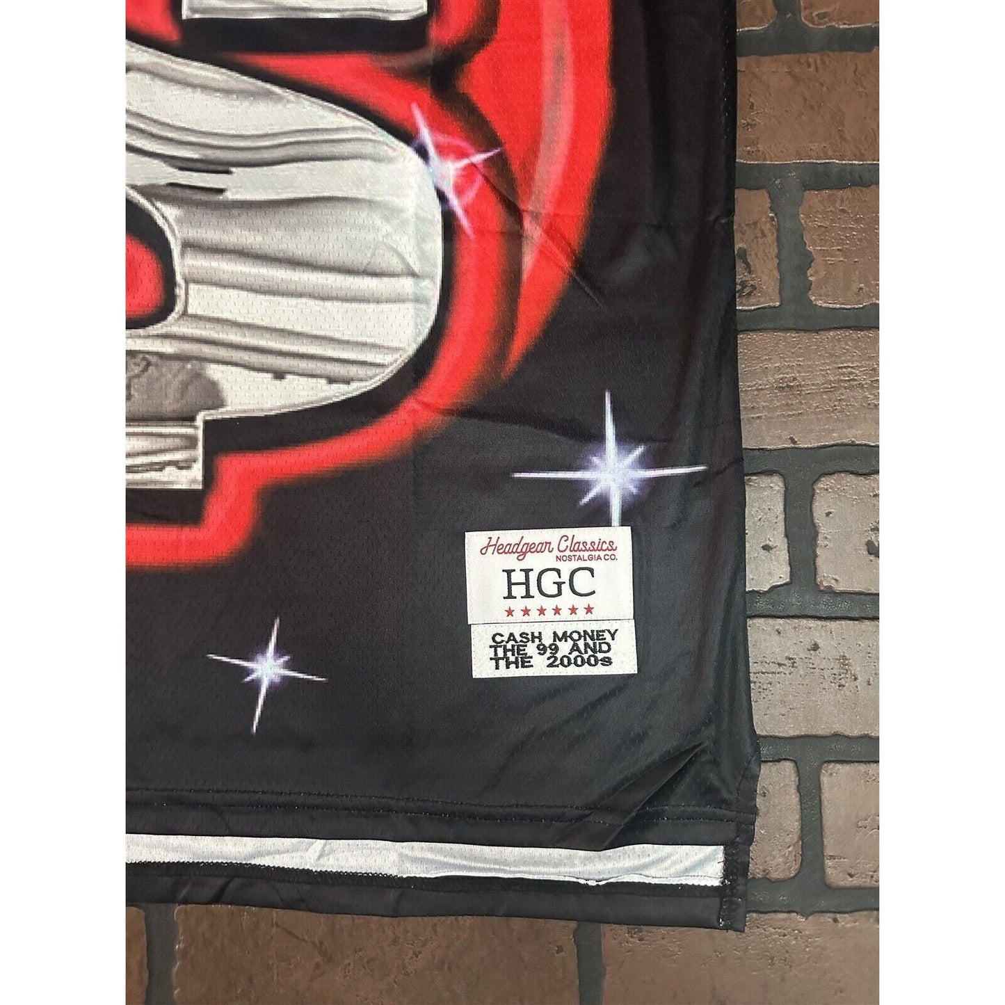 CASH MONEY RECORDS - Black Headgear Classics Basketball Jersey~Never Worn~XL 3XL