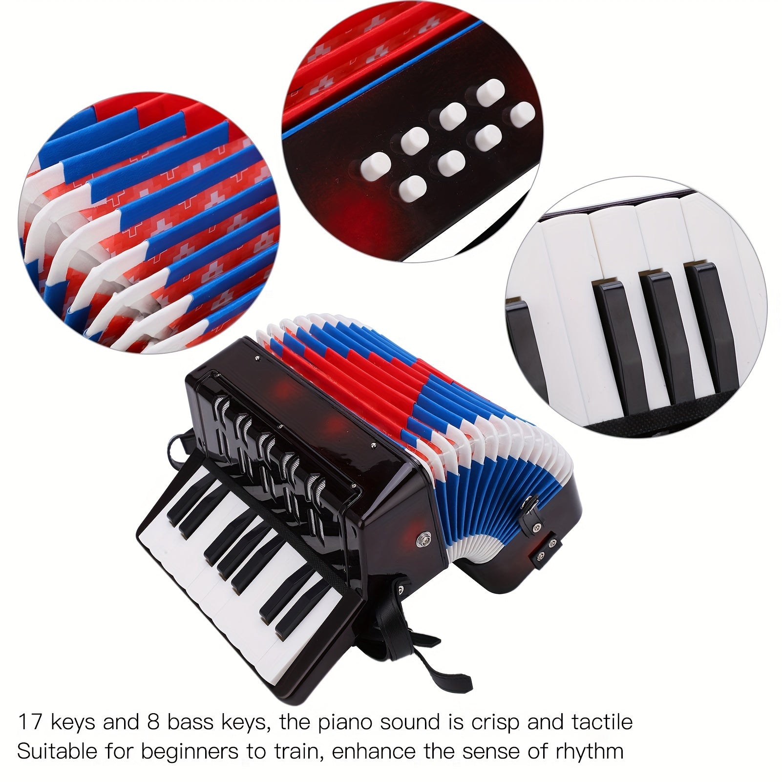 17-Key Musical Piano Keyboard Toy | Spring-Loaded Rhythm Training Instrument - Premium musical instruments from Lizard Vigilante - Just $71.99! Shop now at Lizard Vigilante