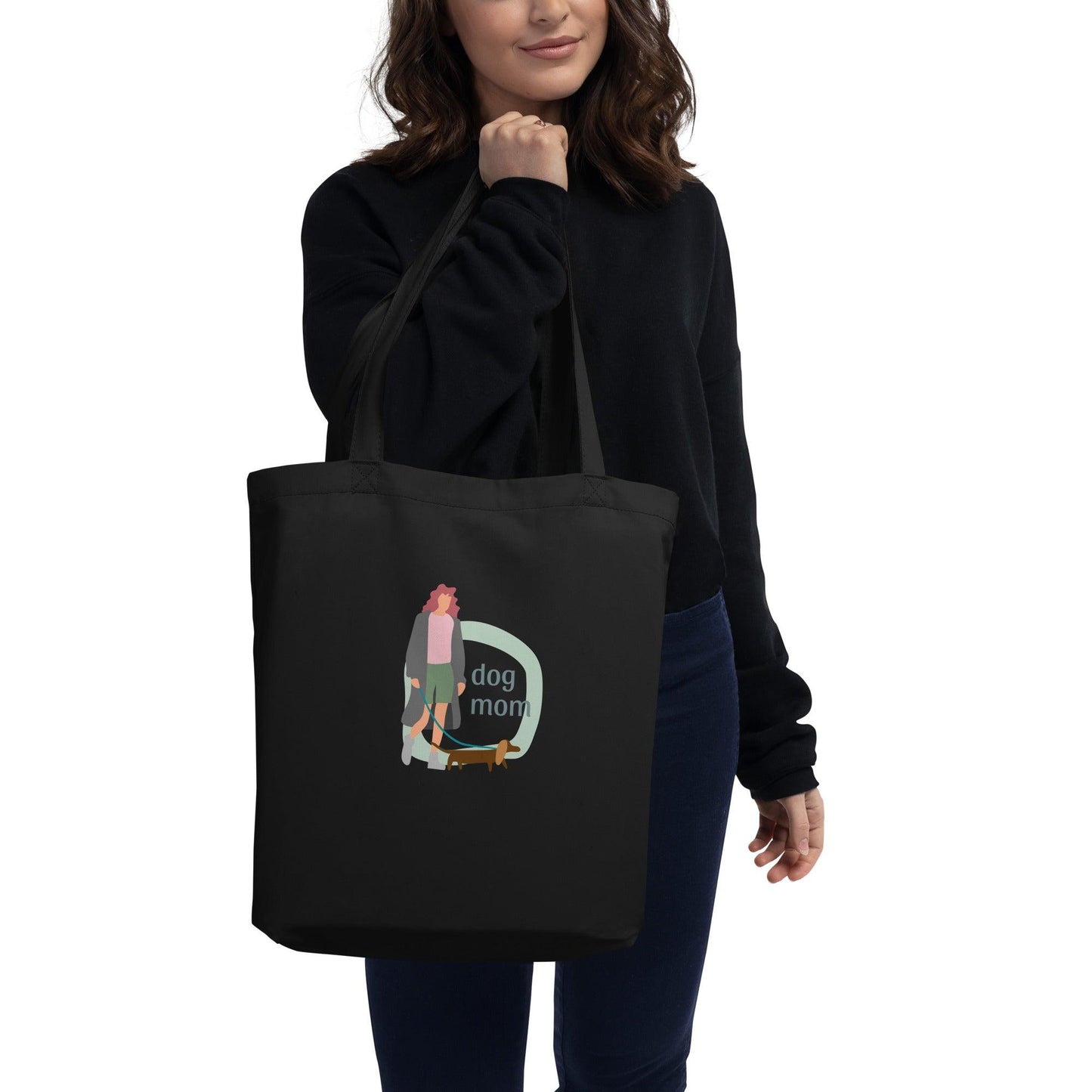 Dog Mom Eco Tote Bag - Lizard Vigilante