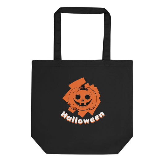 HALLOWEEN JACK-O-LANTERN Eco Tote Bag - Lizard Vigilante